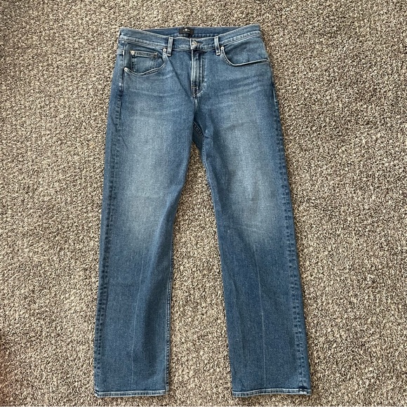7 For All Mankind Austyn Relaxed Fit Straight Jeans Men’s Sz 33 - Picture 3 of 16